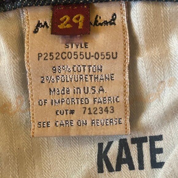 7 for All Mankind Kate straight leg jeans sz 29 - Picture 11 of 12